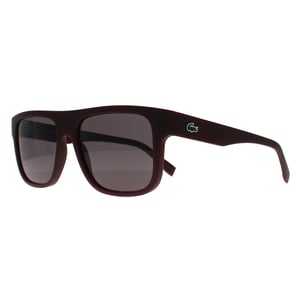 Lacoste Rectangle Mens Dark Red Grey L6001S