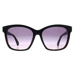 Max Mara Vierkant Dames Zwart Tortoise Rook Grijs Verloop MM0042 Logo9