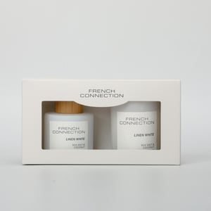 French Connection Pastel Collection Sea Salt & Coconut Diffuser 100ml + Candle 130g