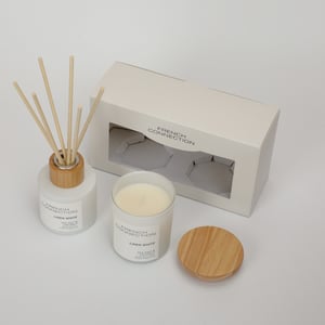 French Connection Pastel Collection Sea Salt & Coconut Diffuser 100ml + Candle 130g