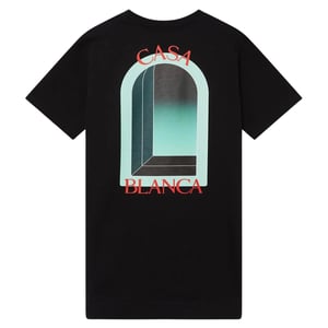 Casablanca L'arche Design Black T-shirt