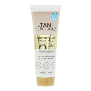 TanOrganic SPF50 Daily Defence Facial Sunscreen 50ml