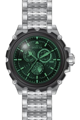 Invicta Coalition Forces 49199 Heren Horloge - Quartz Uurwerk - Roestvrij Staal met zwarte Wijzerplaat - 50mm