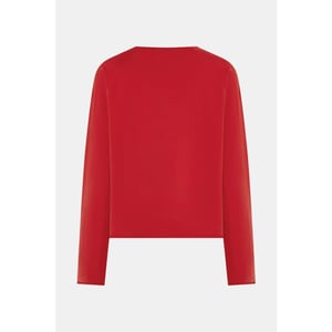 Penn & Ink S26f1830 330-01 penn en ink sweater print tomato white