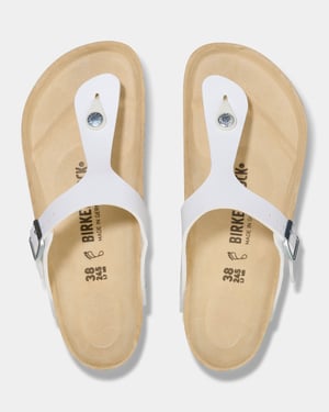 Gizeh Flip Flop in White