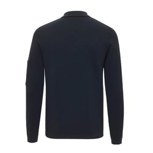 Genti Cool dry zip polo dark