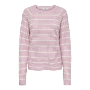 Jacqueline de Yong Jdyellen ls oneck raglan pullover knt licht
