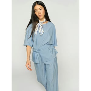 Mos Mosh 178320 406 mosmosh mmrikas roy blouse light blue