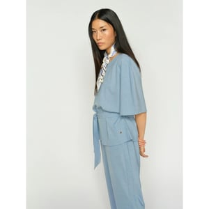 Mos Mosh 178320 406 mosmosh mmrikas roy blouse light blue