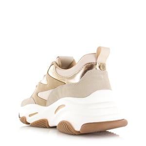 Steve Madden Progressive light bronze lage sneakers dames