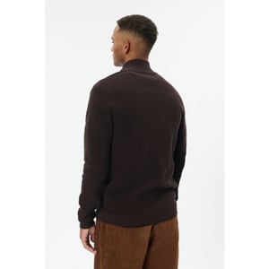 Matinique 30207192 lagoon 190912 chocolate brown heren half zip trui