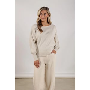 Nukus Nks03055 9 jorien pullover lurex sand