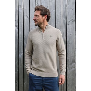 Kultivate 2501080802 crossed half zip 194 senaca rock - heren trui kultiv