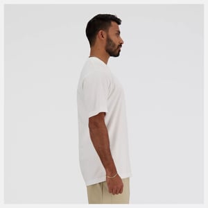 New Balance sport essentials cotton t-shirt sport t-shirt korte mouw heren -