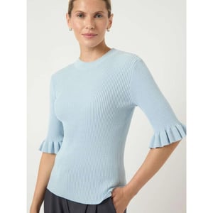 Y.A.S Yasmikla ss knit top s. noos skyway