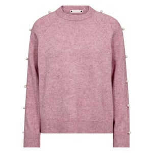 Co'Couture Rowancc pearl sleeve knit trui