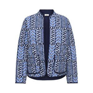 Jacqueline de Yong Jdymason ls quilted shacket wvn navy