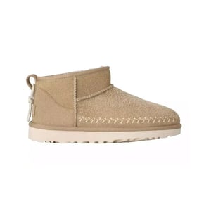 UGG Australia dames classic ultra mini biarritz beige/multicolour maat