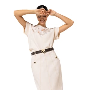 Caroline Biss Top korte mouw 1213