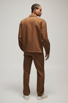 Straight Leg Twill Smart Trouser