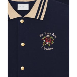 Drole De Monsieur Heren chemise piquée slogan rose