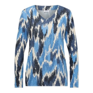 Cecil Top 324651 blue melange