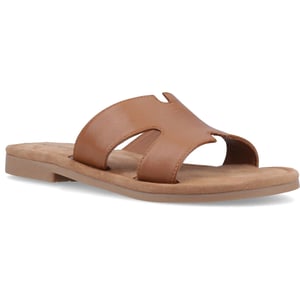 Hush Puppies Azalea Läder Kvinnors Bruna Sandaler