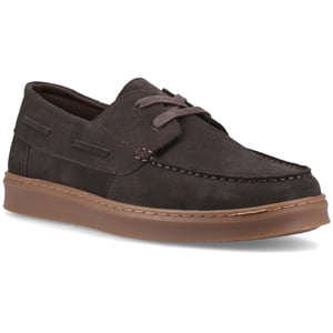 Hush Puppies Madden Läder Herrsneakers i Choklad