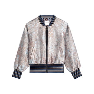 Summum 1s1295-12366 3 jacket jacquard softblue