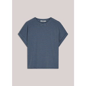 Summum 3s5258-30762 495 top two tone lurex stripe midnightblue