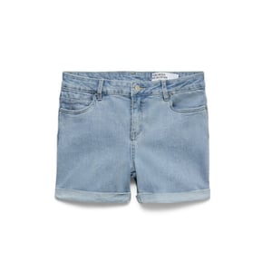 Vero Moda Vmluna mr fold shorts mix ga noos blue denim