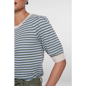 Geisha 64066-14 711 pull stripe lrx kit lurex/olive/blue