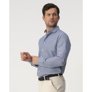Campbell Casual overhemd donker