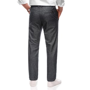 Edoti Style italia herenbroek chino donker grijs stijvol lengte 33