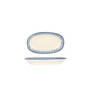 Bonna Serveerschaal esnaf porselein 15x8.5 cm set van 4