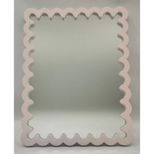 House Vitamin Mirror wavey -taupe mdf 33x43x1.5cm