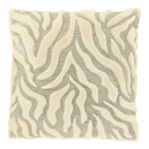 Unique Living sierkussen fenna 45x45cm dove white