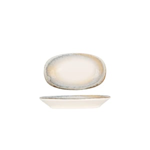 Bonna Serveerschaal knidos porselein 15x8.5 cm set van 4
