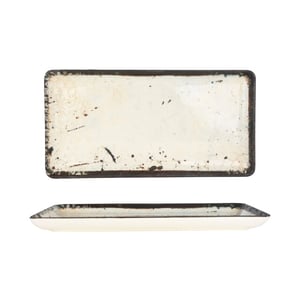 Rinart Serveerschaal mega porselein 33x17 cm set van 2