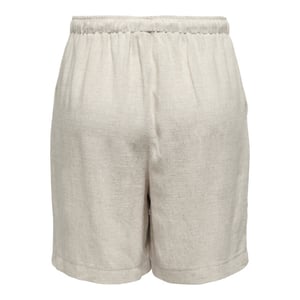 Only Onlsiesta mw pull-up lin bl shorts zand