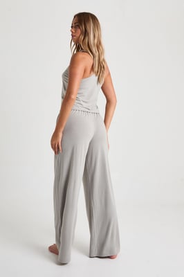 Modal Vest & Wide Leg Trousers Pyjama Set