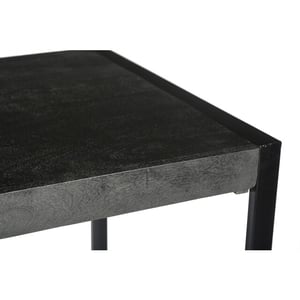 Livingfurn bartafels norris bar table 140cm mangohout / gecoat staal