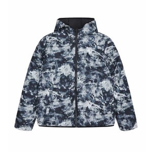 Reebok Mannen RB1501 Reversible Puffer Jacket (Zwart)