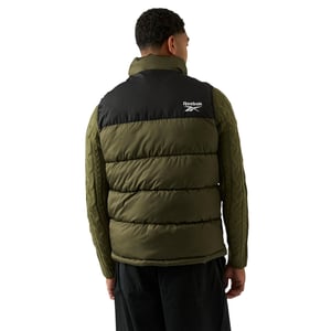 Reebok Heren Gewatteerd Gilet (Olijf)