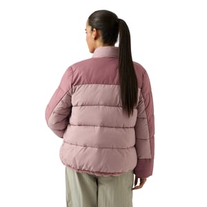 Reebok Dames Omkeerbare Puffer Jas (Stofroze)