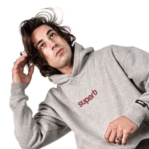 Herr Oversized Hoodie med Puffig Huva Hexaline SPRB6500