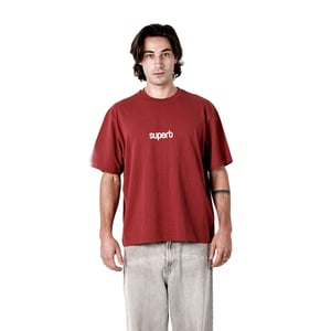 Men's Oversized Cotton Short Sleeve T-Shirt Little Core Puffy SPRB3500
