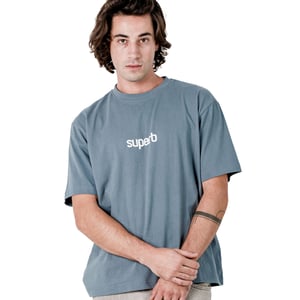 Herr Oversized Bomull T-shirt med Korta Ärmar Little Core Puffy SPRB3500