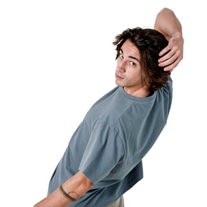 Herr Oversized Bomull T-shirt med Korta Ärmar Little Core Puffy SPRB3500