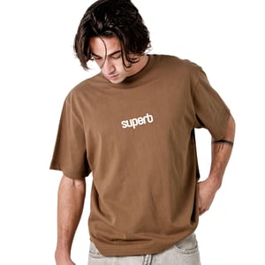 Men's Oversized Cotton Short Sleeve T-Shirt Little Core Puffy SPRB3500